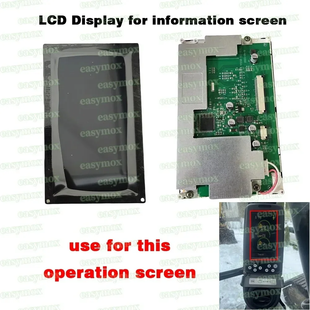 5.8 inch TFD58W29MW LCD Display Panel for CAT Track Excavator 320D 336D 330D 312D 323D ZX-3 Monitor Operation Screen Repair