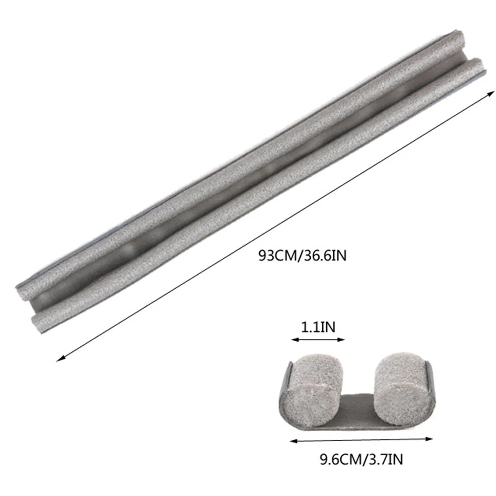 سدادة مسودة الباب - حشو وختم فجوة الباب السفلي - غطاء باب مقاوم للرياح - يناسب باب 36 بوصة - كتلة الضوضاء، الصوت، البق، الهواء الساخن، L #6