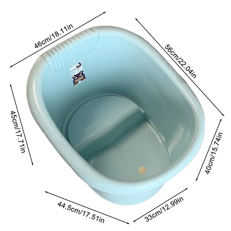 Vasca da bagno da viaggio per bambini vasca da bagno per bambini vasca da bagno per bambini isolamento dal Design ergonomico comoda vasca da bagno da viaggio antiscivolo per bambini