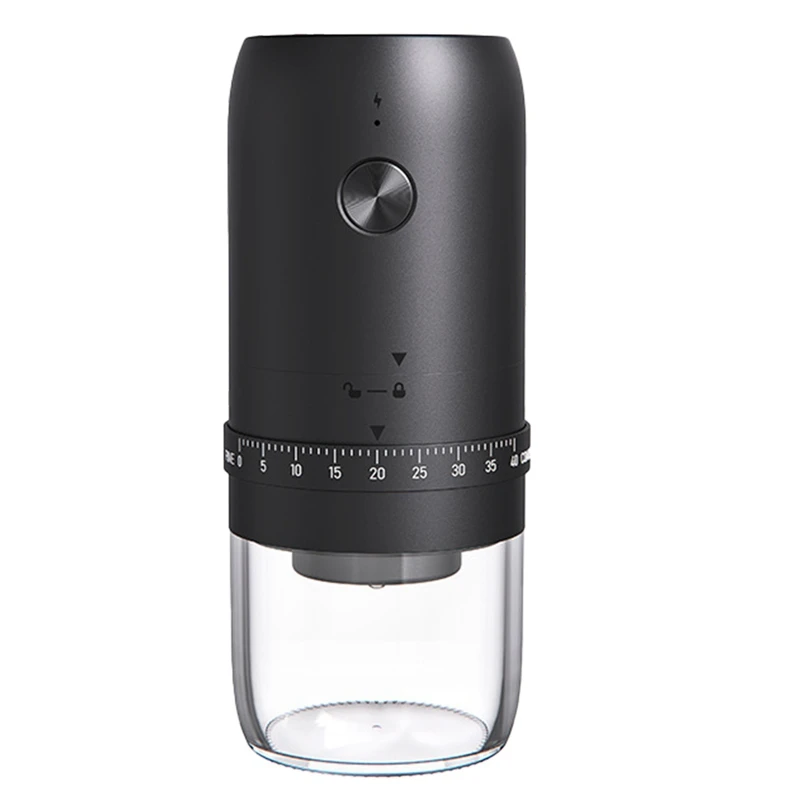 

AB43-Coffee Grinder Charge Professional Stronger Adjustable Grinding Machine Portable Vacation Travel Cafe Grinder