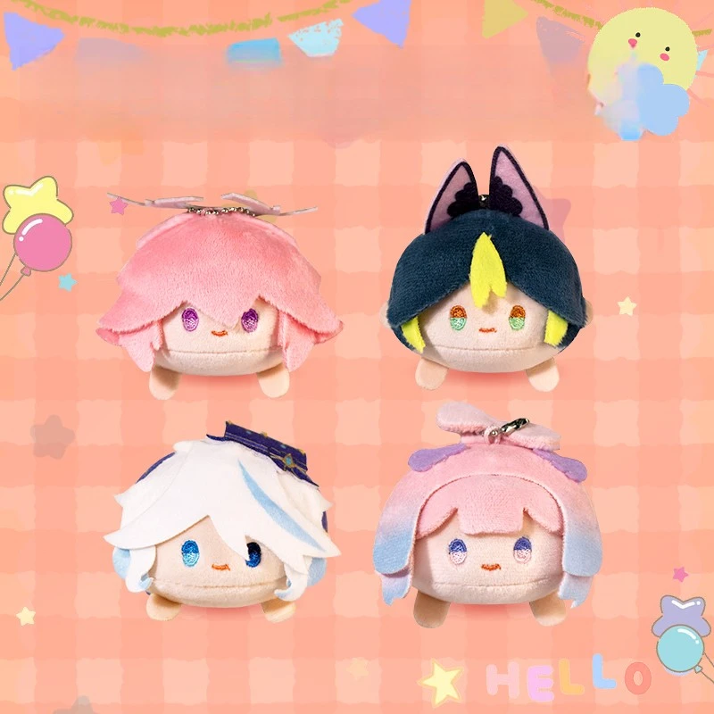 

Брелок для кукол Genshin Impact, милый Tignari Yae Miko Furina Sangonomiya Kokomi PAPA, сумка, подвеска, подарок на день рождения для косплея