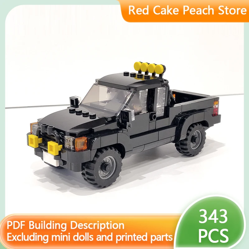 Speed Champion City Car Model MOC Building Bricks Pickup Truck Modular Technology Gifts Holiday Assemble Children Toys Suit