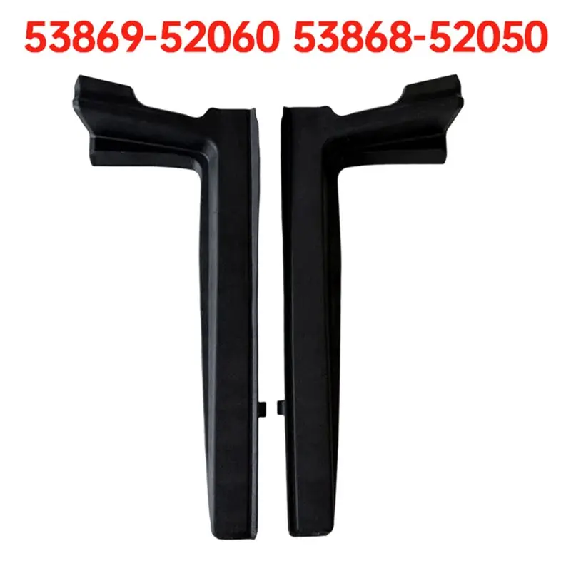 A11M-Cowl Side Panel 1 Pair Front Windshield Water Collecting Seal Cover For Toyota RACTIS 2010-2016 53869-52060 53868-52050