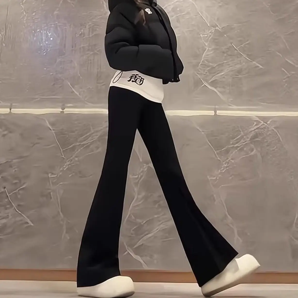 

Бархатные брюки для йоги из ткани аркскин, женские утепленные зимние теплые брюки с высокой талией, хлопковые брюки-лосины, длинные брюки для высоких женщин