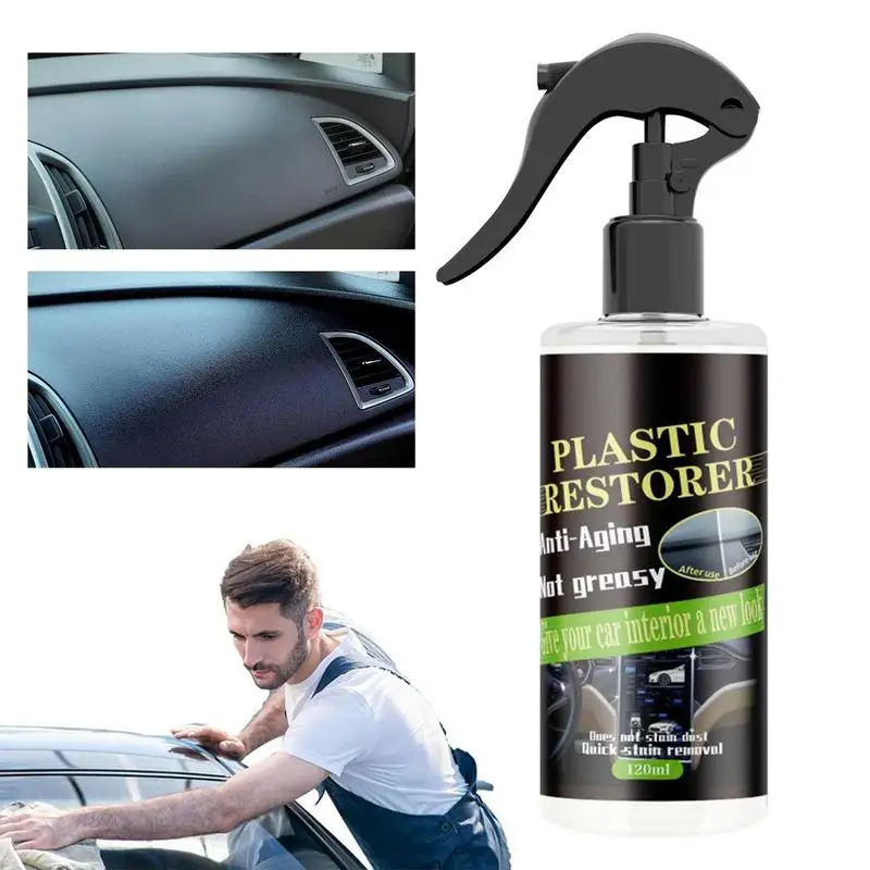 

Car Interior Cleaner Stain Remover Car Restorer Trim Long Lasting Coating Spray Kit For Car Accessories Leather Refurbish