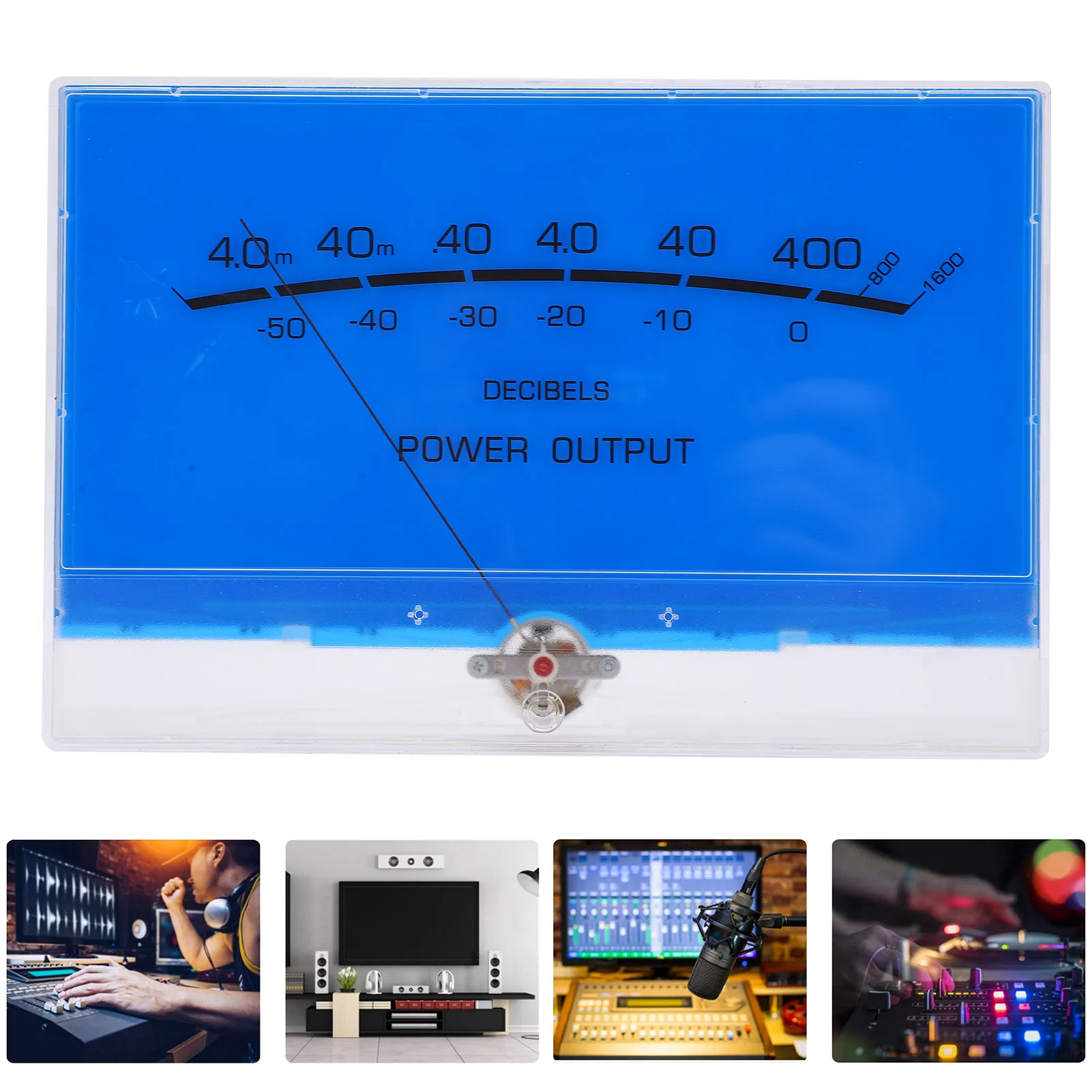 

P‑200 VU Meter Header with LED Backlight Power Amplifier Sound Audio Level Power Tester VU Meter Head VU Meter VU Meter Header