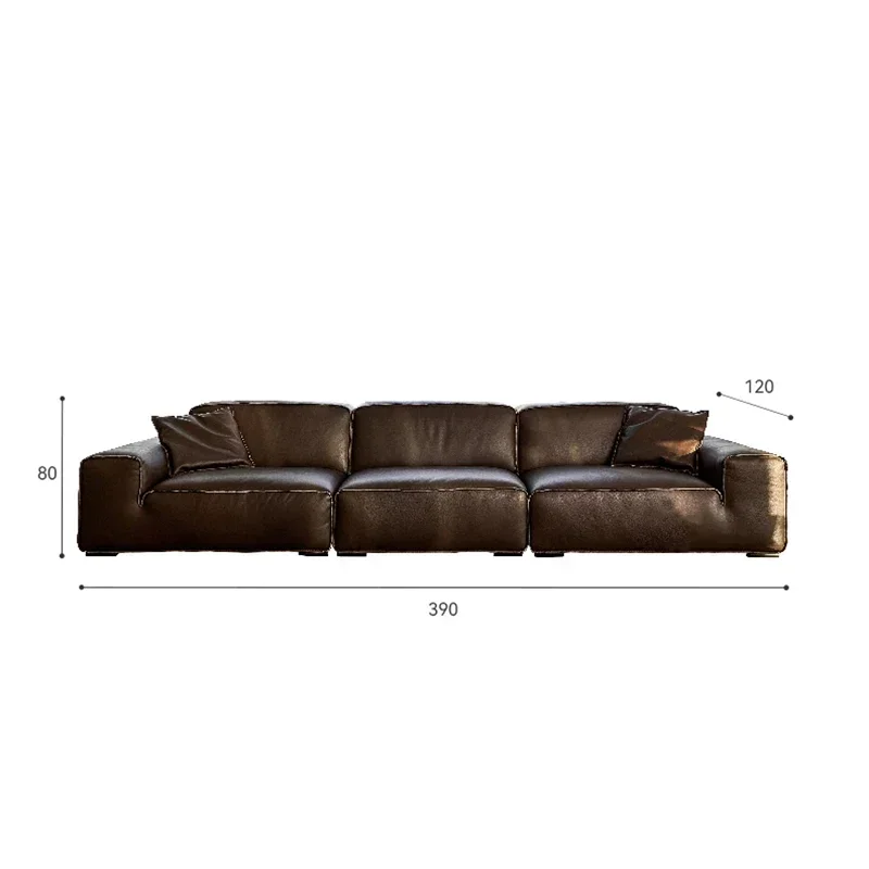 Modern Italian Design Gamma Leather Sofa Set Modular Luxury For Living Room Hotel Or Apartment Use