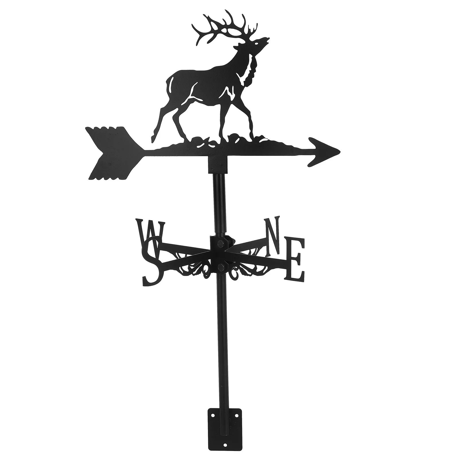 

Christmas Deer Weathervane Iron Material Garden Decoration Wind Direction Indicator Yard Decor Metal Insert Weathervane Roof