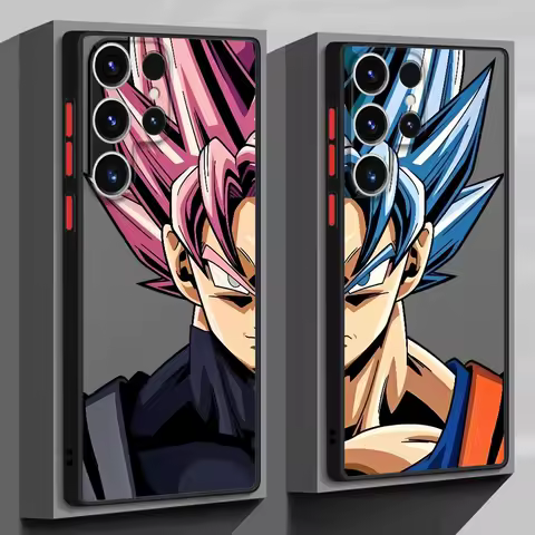 Dragon-Ball Goku Case for Samsung Galaxy S10+ S9 Plus S21 S22 Plus S25 Ultra S23 S21 5G S24 Ultra S20 FE Soft shell