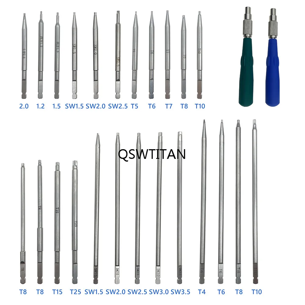 Bone Screw Driver Spinal Pedicle Screw Nail Cap Hex Screwdriver  AO Plum Star Driver Orthopaedic  Instruments