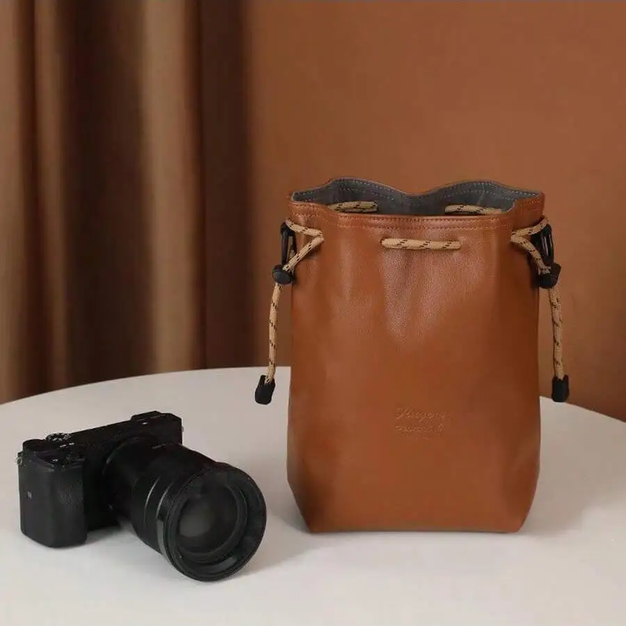 حقيبة كاميرا متعددة الوظائف جديدة من جلد البولي يوريثان، حقيبة كروس قابلة للفصل، حقيبة تخزين ذات سعة كبيرة