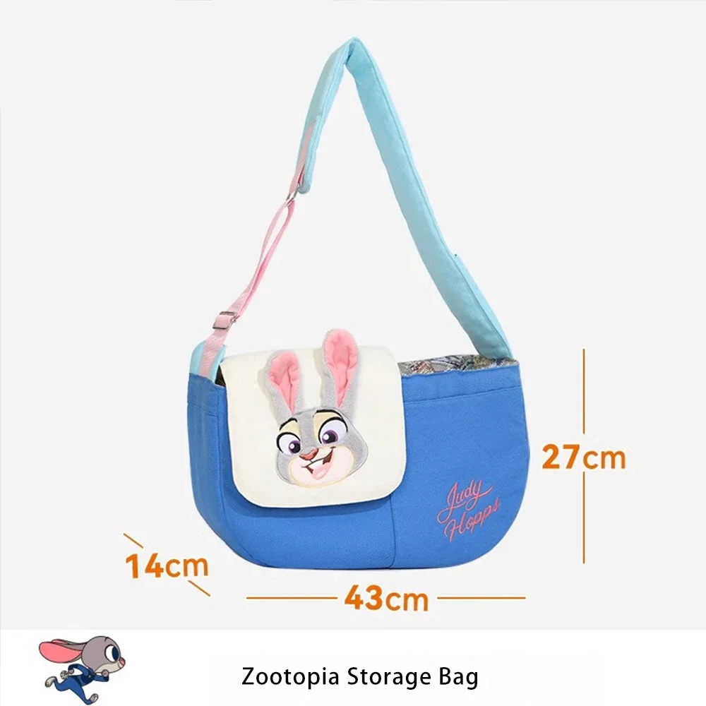 Zootopia Judy Hoppers Bolso bandolera grande para mascotas, bolso de mano espacioso para gatos y perros pequeños, mochila de viaje al aire libre manos libres
