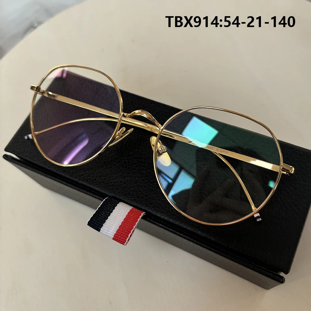 

Оправа для очков New York Handmade Polygon TBX914, мужская и женская, оверсайз, винтажная, из чистого титана, с индивидуальным дизайном, ретро-очки