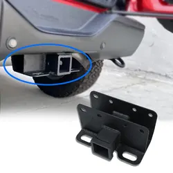 1 pz accessori per auto in acciaio paraurti posteriore rimorchio trattore gancio di traino gancio di traino per Ford Bronco 2021-2022 accessori esterni per automobili