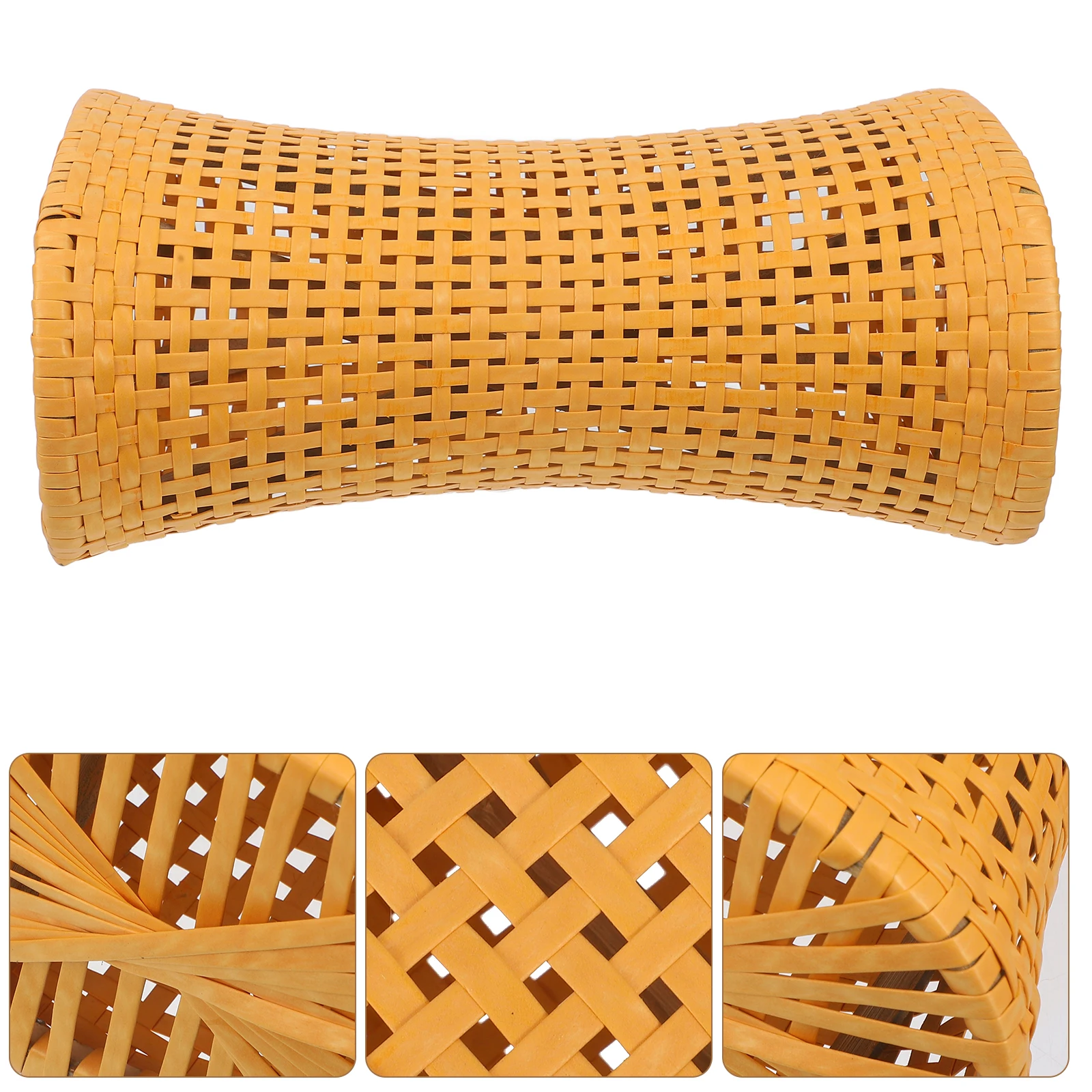 

Cooling Woven Neck Summer Sweat Neck Rest Lightweight Ergonomic Design Pillow For Sauna Steam Room Bathtub Imitation