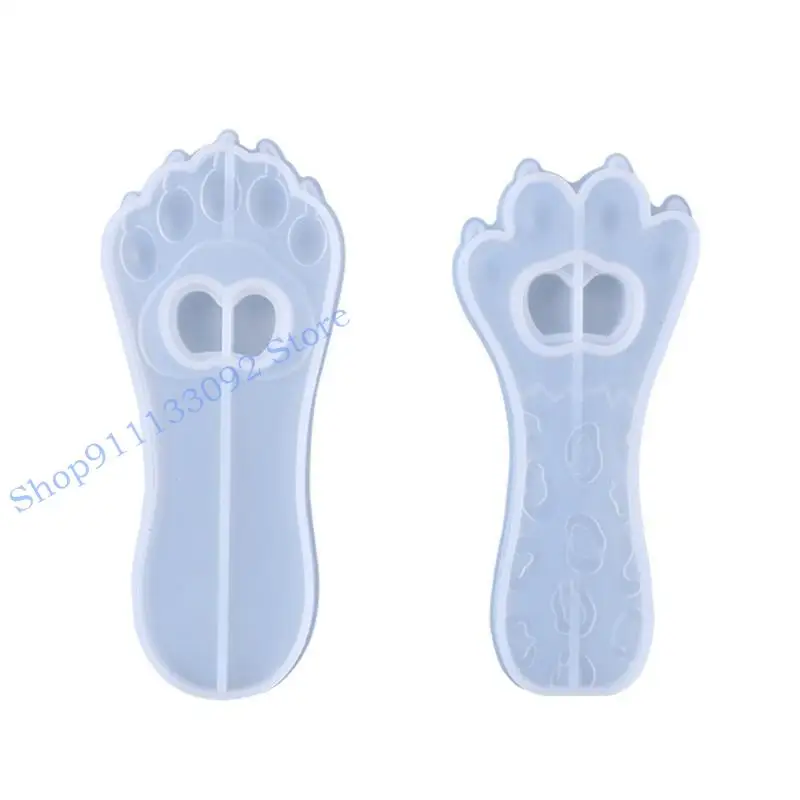 

H9ED DIY Crafts Bottle Opener Silicone Mold Beer Opener Crystal Epoxy Resin Mold Handmade Corkscrew Opener Resin Casting Mold