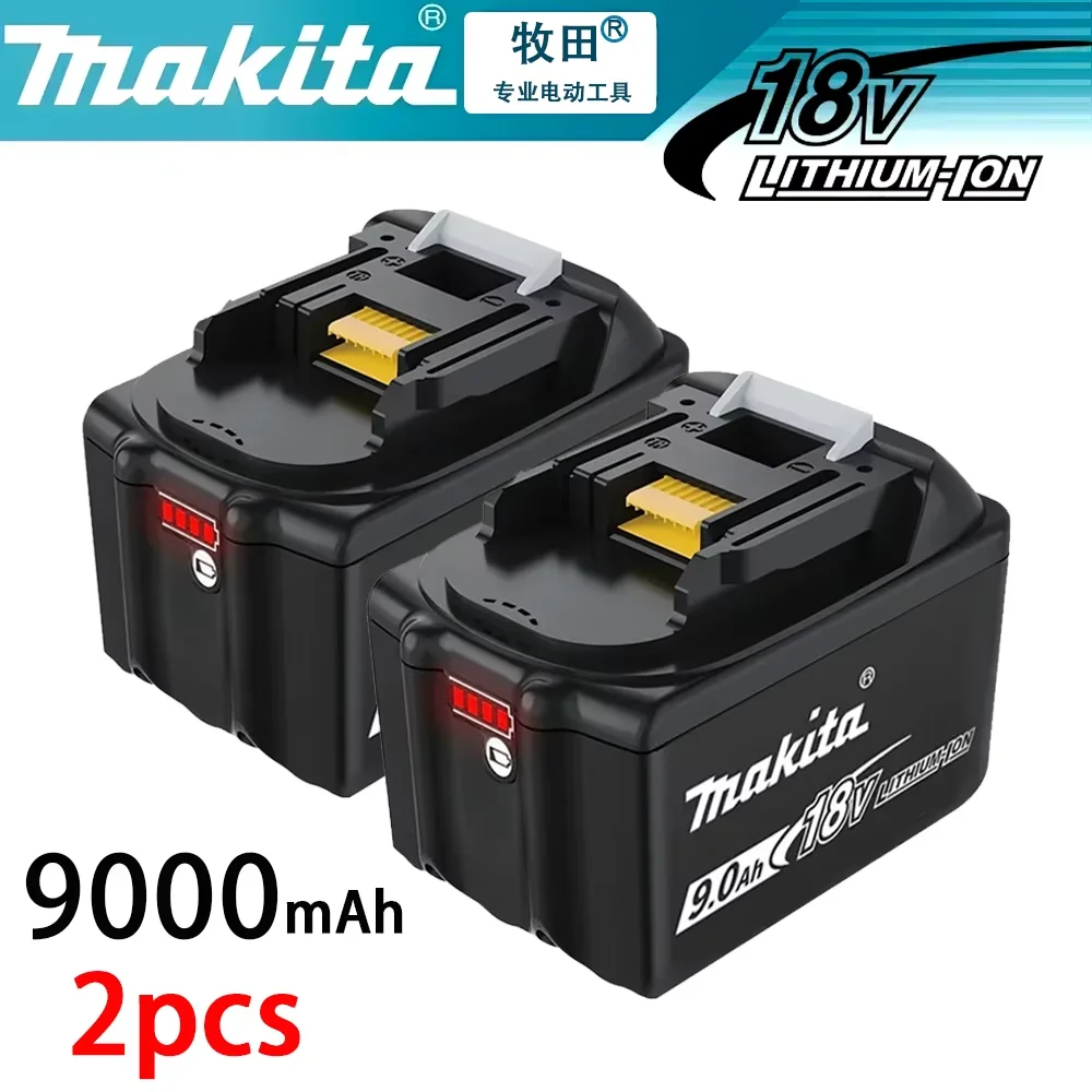 9.0Ah Original Makita Rechargeable Battery 18V ,For Makita BL1830 BL1830B BL1840 BL1840B BL1850 BL1850B Power Tools Battery
