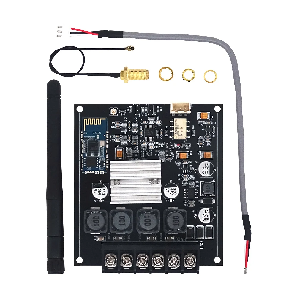 Wireless Bluetooth amplifier board Qualcomm QCC3034 Bluetooth version 5.0 TPA3116 amplifier board APTXHD