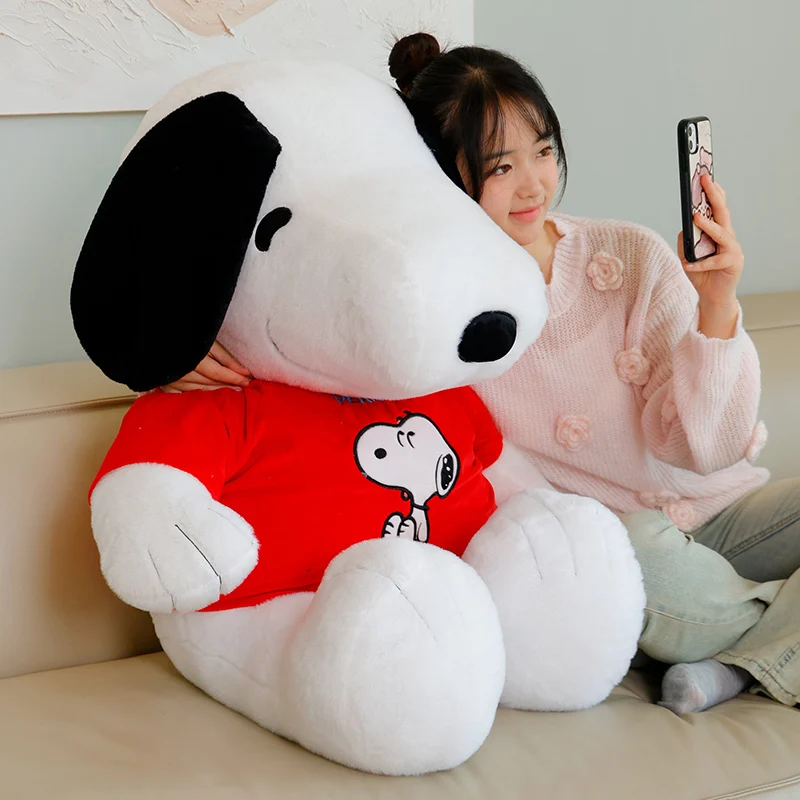 

Cartoon Big Size Snoopy Plush Toy Snoopy Stuffed Doll Pillow Sofa Back Plush Doll Xmas Gifts For Children