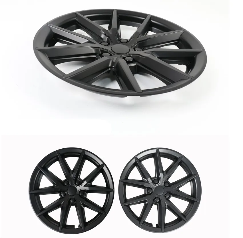 Wheel Hub Cover For Tesla Model Y 19inch Wheel Hubcap Cover Trim Car Exterior Accessories Model3 Spare Parts