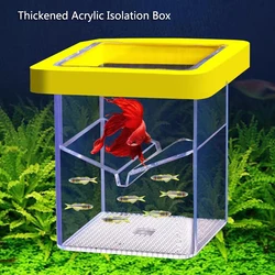 Acrylic Floating Fish Breeding Isolation Box Aquarium Breeder Feeder Fish Tank Hatching Incubator Aquarium Hatchery Accessory