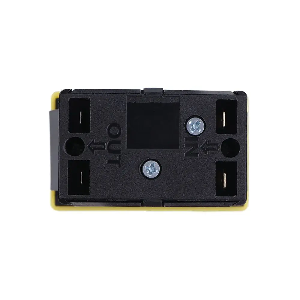 KJD6 5e4 AC 250V 6/4A Pushbutton Machine Saw Cutter Drill On Off Power Supply Switches Control Box Box Switches
