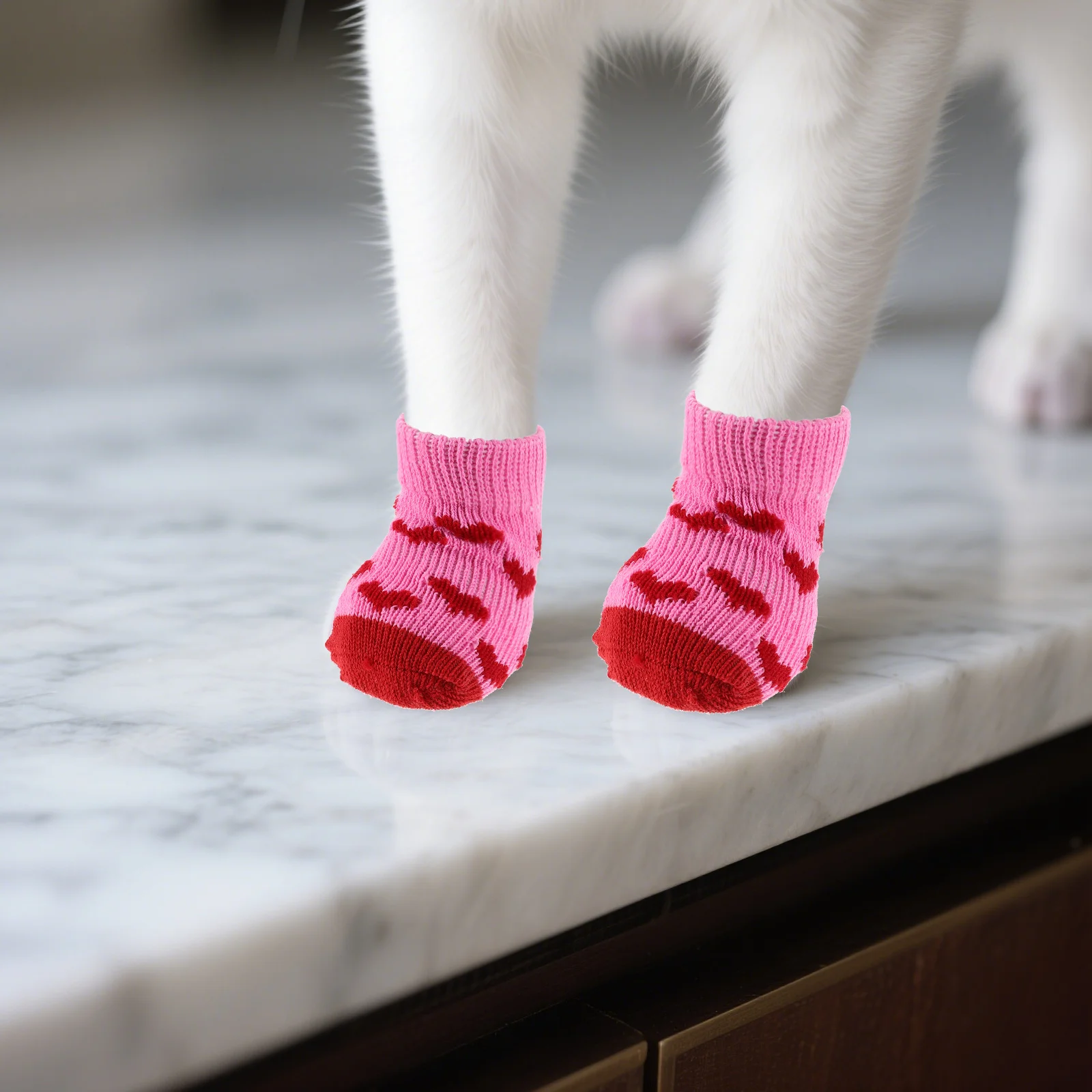 8 قطعة جوارب الكلب المضادة للانزلاق تنفس لينة الحيوانات الأليفة باو حماة داخلي في الهواء الطلق أحذية الكلاب للكلاب الصغيرة المتوسطة الكبيرة الأرضية الصلبة