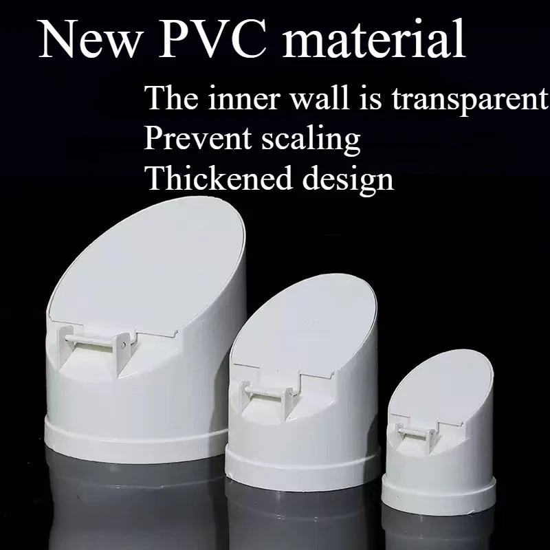 

50-160mm Drainage Pipe Floor Drains White PVC Pipe Valve Easy To Install Anti Odor Anti-rat Outdoor Balcony Bathroom Accessory