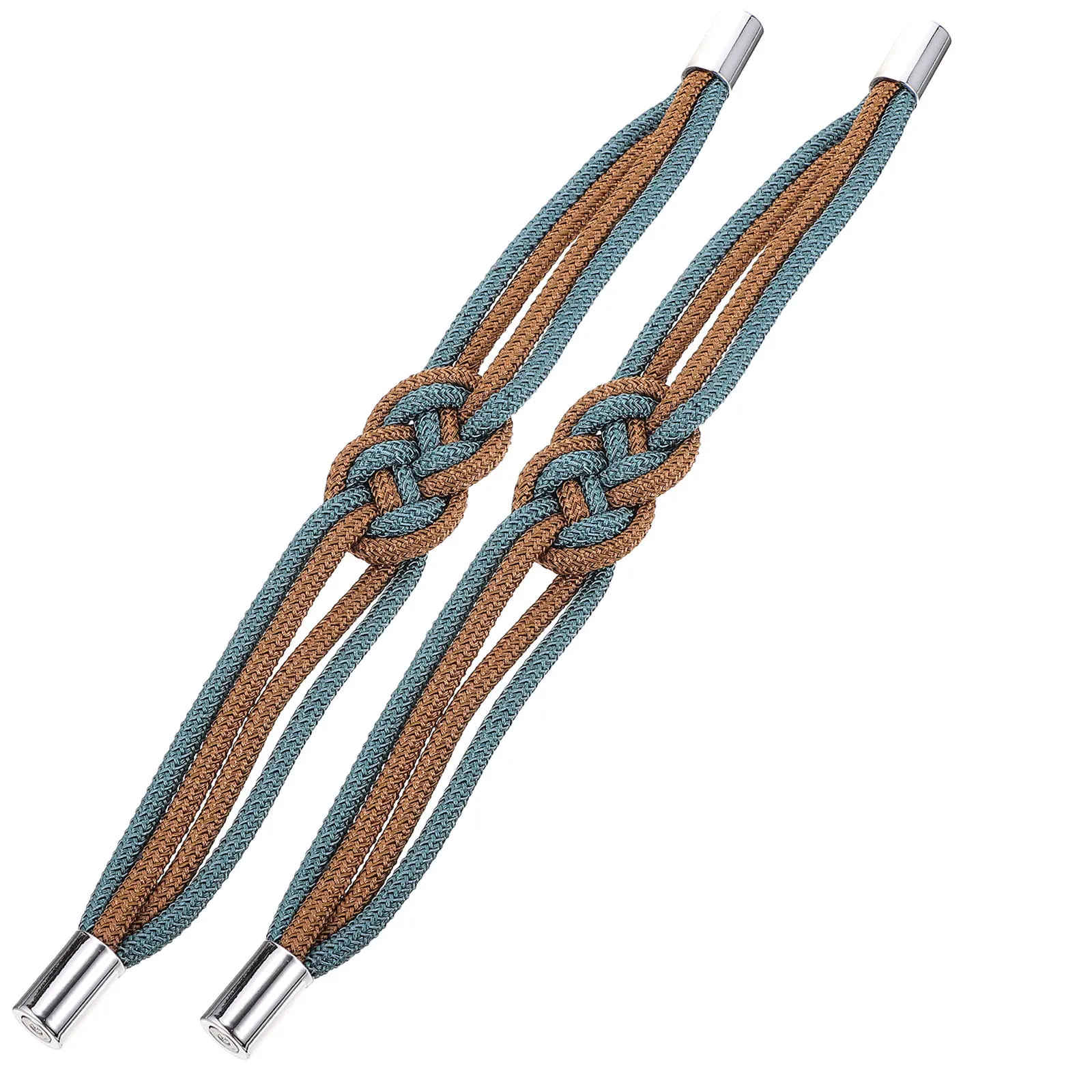 

2 Pcs Curtain Buckle Strap Curtains Storage Chic Rope Cotton Tie for Home Binding Window Tieback