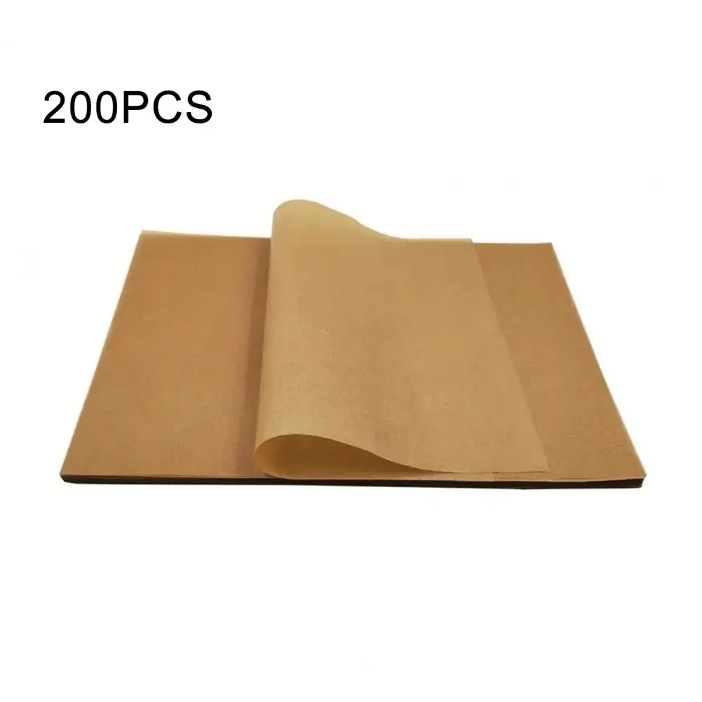 

Oven Safe Parchment Paper 200pcs Non-stick Parchment Paper Sheets for Baking Grilling Air Fryer Disposable for Steaming for Bbq