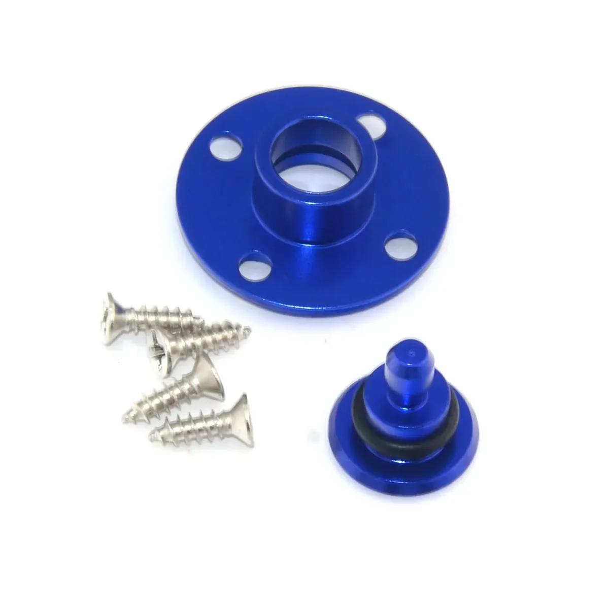 KUZA Aluminum Fuel Filler Dot Plug Port for RC Aircraft Smoking System Fuel Gas Airplane