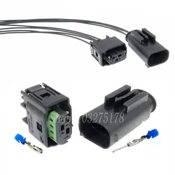 1 Set 4 Pin 1-967640-1 8E0 971 934 968399-1 Car LPG Converter Wire Harness Socket Auto Rear-view Camera Plug