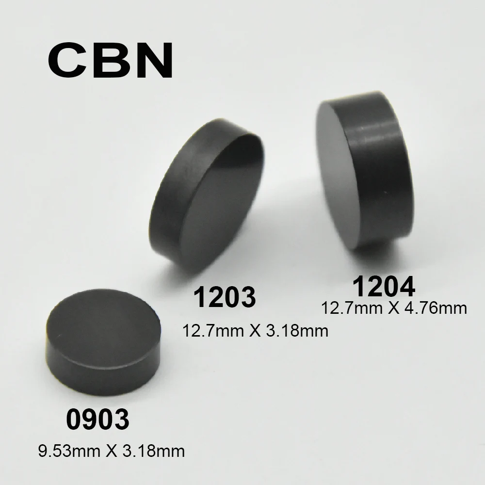 Cylinder Burnisher Round PCD Inserts Threading Plate 3/8 x 1/8 CBN Cutters Engine Heads Reconditioning
