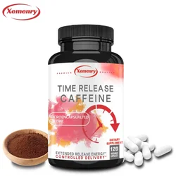 Delayed Release Caffeine Capsules - Brain Supplement for Performance, Alertness and Clarity