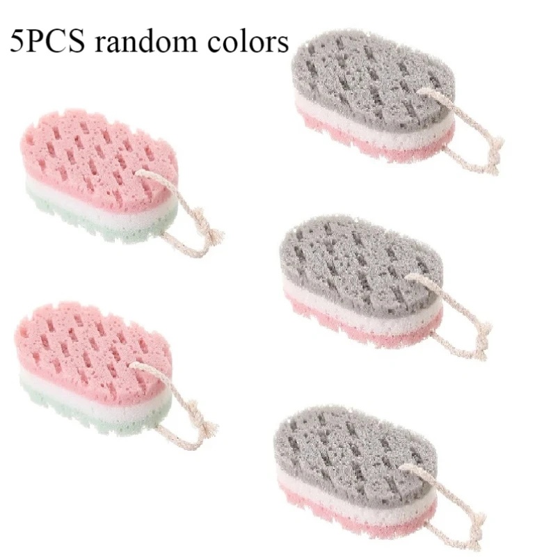 

Sponge Bath Ball Shower Rub For Whole Body Exfoliation Massage Brush Scrubber Body Brush Bathroom Accessories High Quality