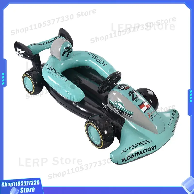 for PVC F1 Seat Inflatable Racing Car Floating Row Large Toy Adult Cartoon Model New Spot
