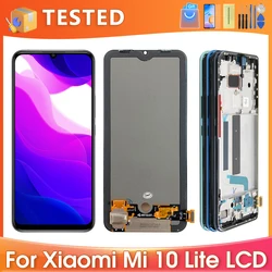 6.57''For Xiaomi Mi 10 Lite 5G For Mi10 Lite M2002J9G XIG01 LCD Display Touch Screen Digitizer Assembly Replacement