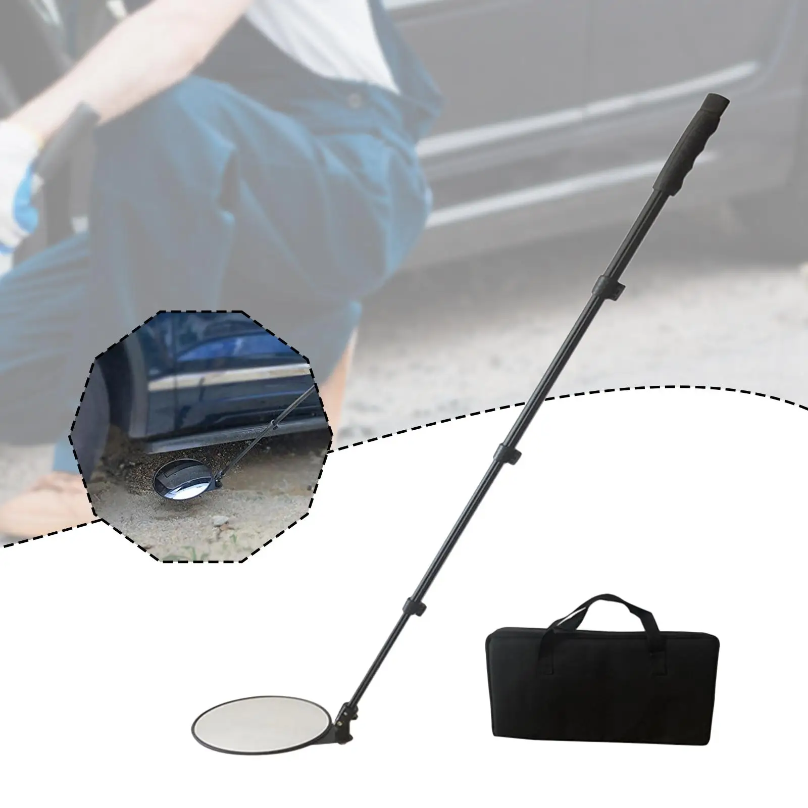 

Under Vehicle Inspection Mirror Under Car Mirror Retractable Aluminum Alloy