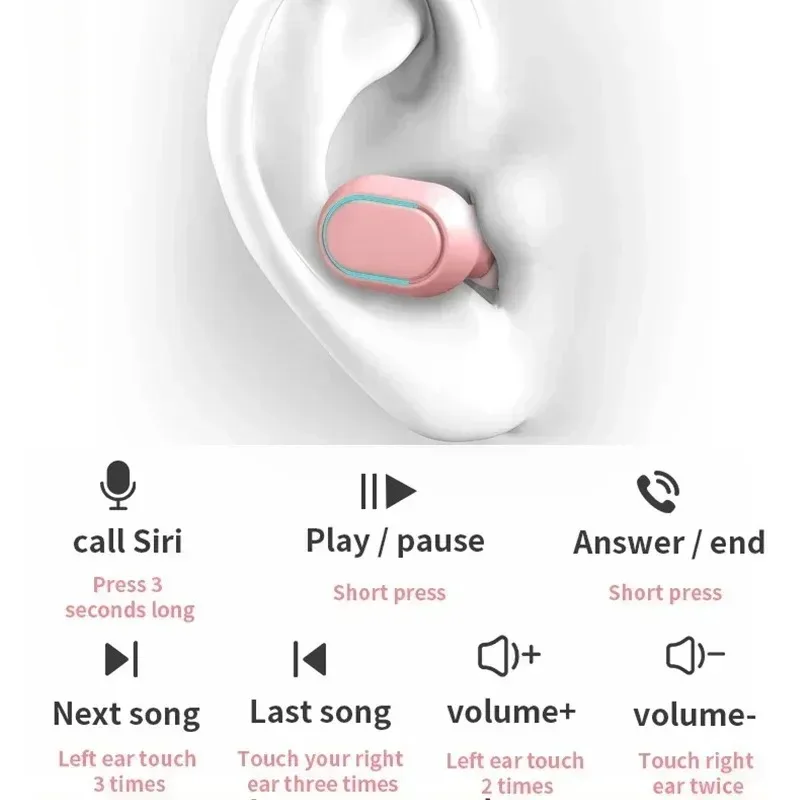 Original TWS E7S Wireless Bluetooth Headset with Mic LED Display Earbuds Earphone Bluetooth Headphones Earbuds for IPhone Xiaomi