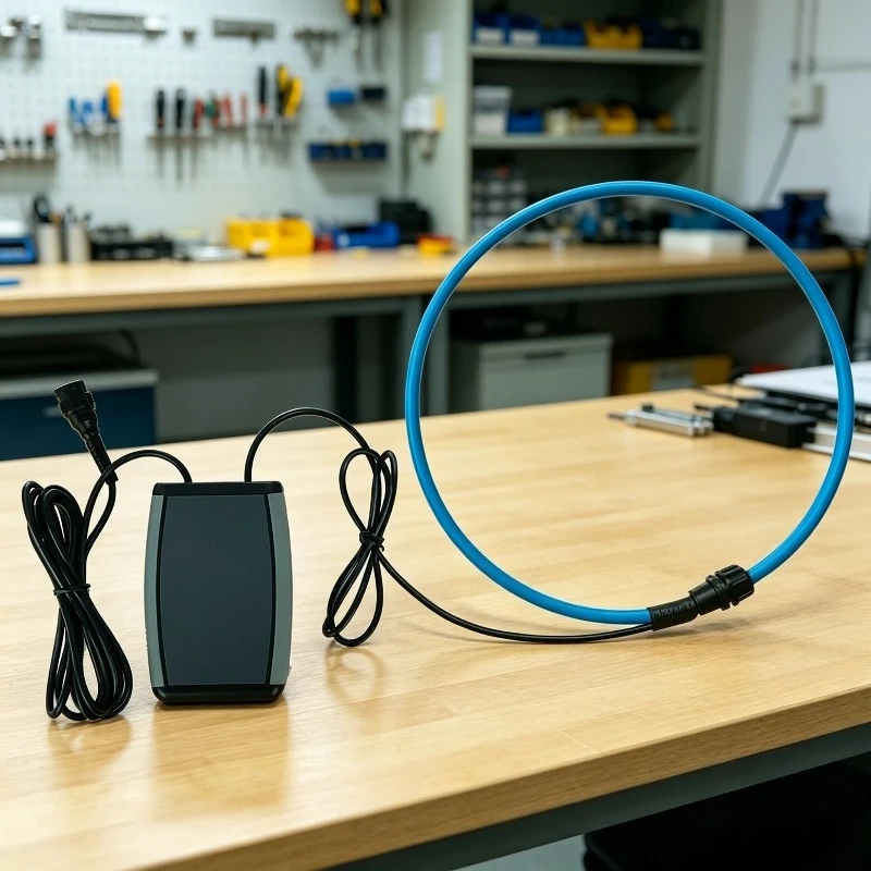 High Precision 0A-10kA Flexible Rogowski Coil Current Sensor with Integrator for Power Measurement Industrial