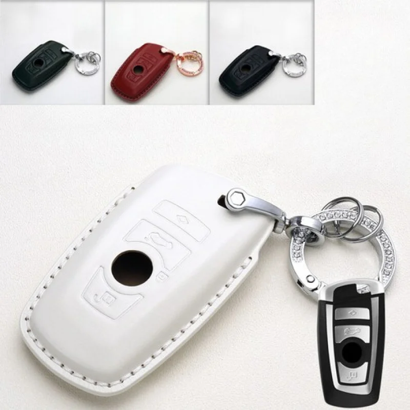 

Чехол для ключей от машины A + из натуральной кожи для BMW 1, 2, 3, 4, 5, 6, 7 8 F10 F20 X3 X4 X5 X6