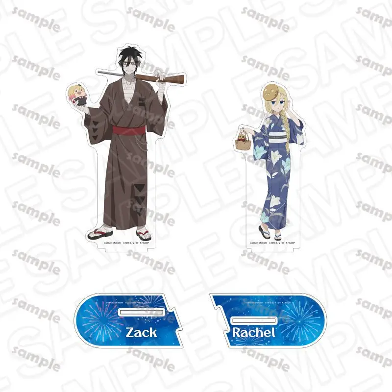 Satsuriku No Tenshi أنيمي Acg حامل راي الشكل مكتب الحلي غاردنر تمثال زاك الدائمة لوحة داني دمية إيدي كاثي اللعب