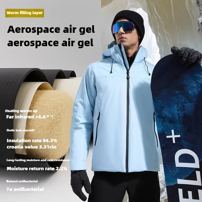 New SUPIELD Astronaut Star Shell Aerogel Winter Warm Jacket Outdoor Climbing Hiking Cold Resistant Waterproof Jackets Coat