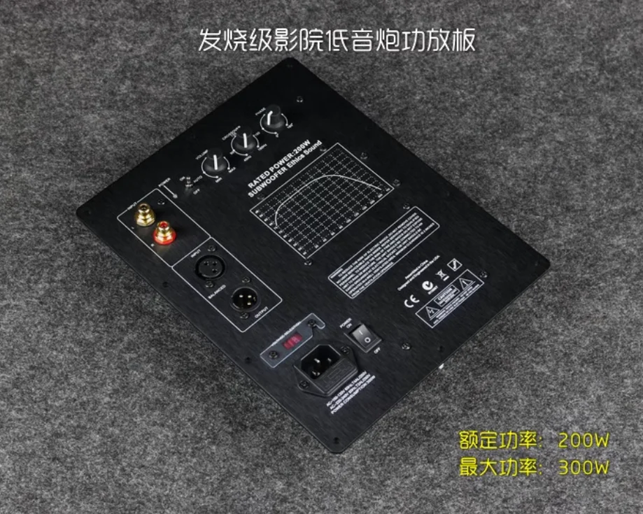 NEW HIFI Heavy Duty Digital Active Subwoofer Amplifier Board Mono 200W Pure Bass Amplifier Board Home Theatre Audio 110V-240V