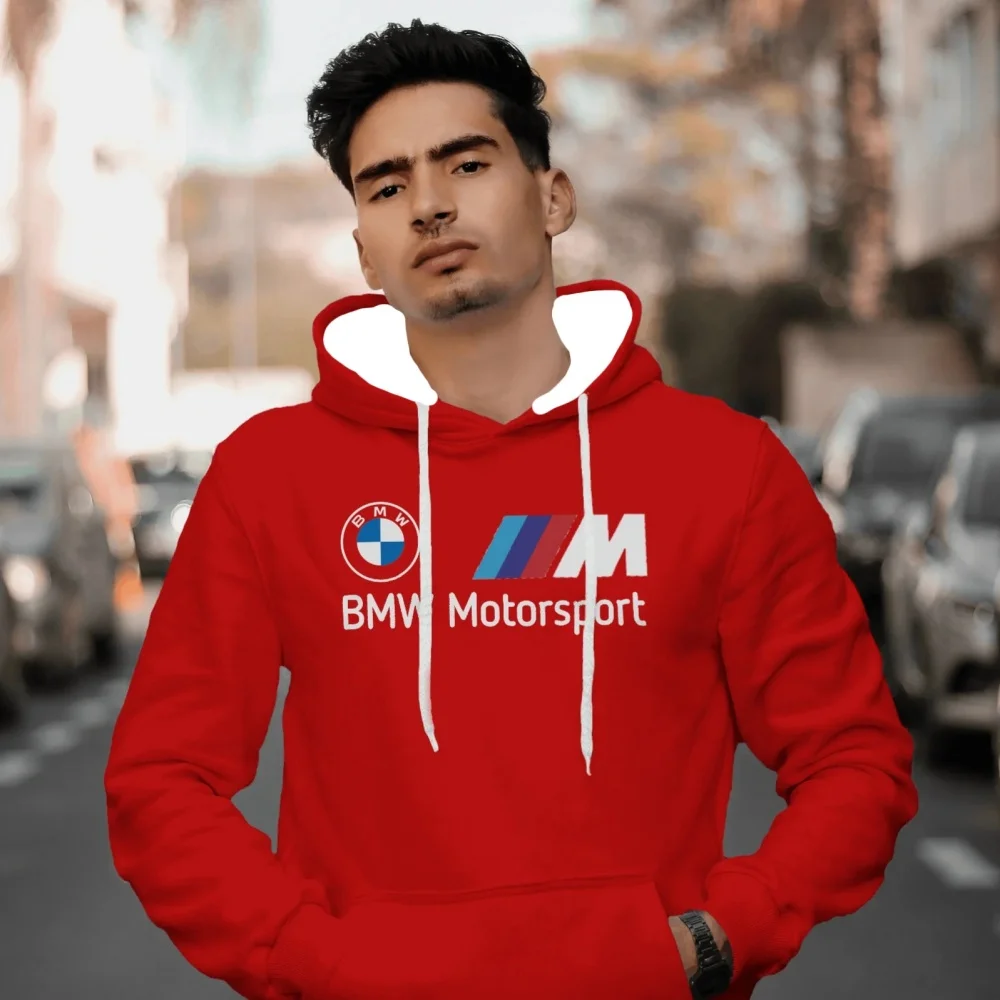 

BMW M Motorsport Printed Sweatshirt Hoodie Car Sport Fan BMW Driver Classic Cozy Style Hoodie Choose From Many