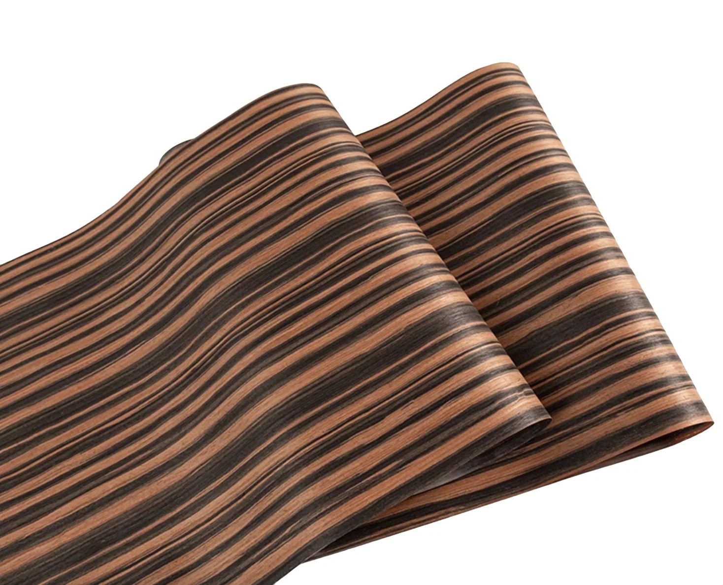 Technology Ebony Wood Veneer Handmade Car Interior Panel Veneer  L:2.5Metersx580x0.25mm  (Back Non-woven)