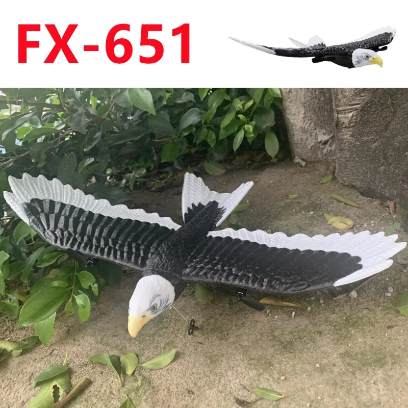 RC Plane FX-651 2.4G Wingspan Eagle Airplane Radio Control EPP Foam Aircraft Glider Remote Control Plane Glider For Boys Toys