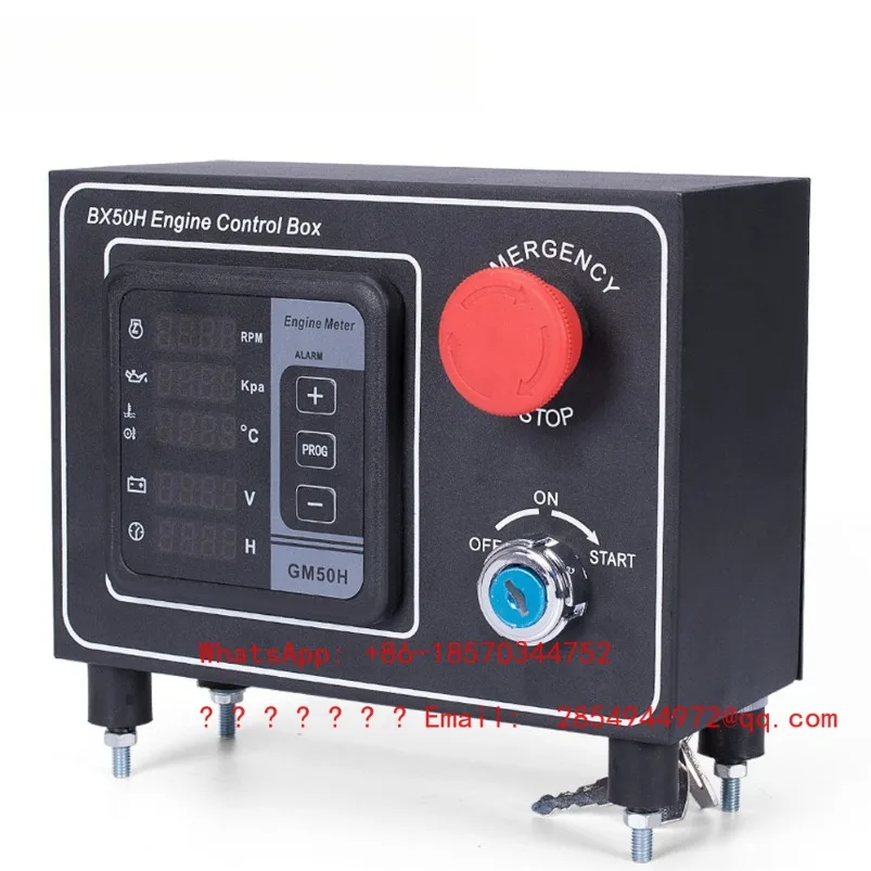 2026    Engine Multi-function Meter Controller GM50H Oil Temperature Oil Pressure Water Temperature Tachometer BX50H