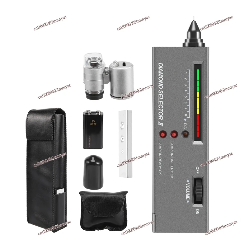 

Diamond Tester Pen, High Accuracy Jewelry Diamond Tester+60X Mini LED Magnifying, Professional Diamond Selector