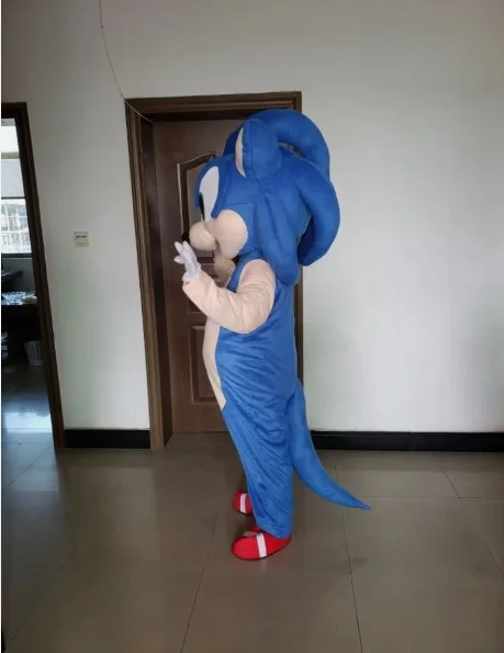

New Adult Hot Sale LOVE Festival hedgehog Mascot Costume Christmas Fancy Dress Halloween Mascot Costume Free Ship